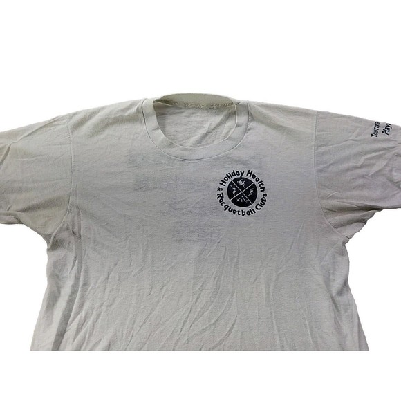 Vintage Men's M Holiday Health Racketball Classic 1983 Tee Single Stitch SS - Picture 1 of 9